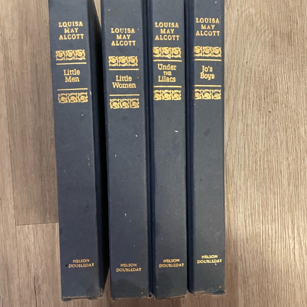 Louisa May Alcott Book Set in Navy